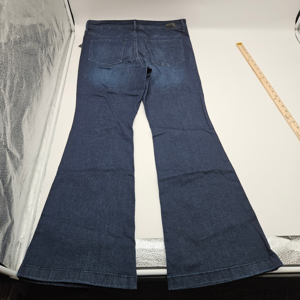 Sofia Jeans Sofia Vergara Melisa High Rise Flare Dark Wash Denim 14 Short NEW - Picture 7 of 11